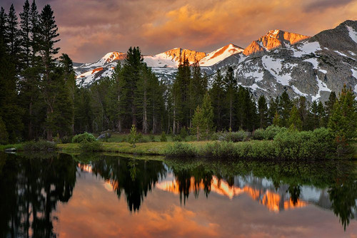 Alpine tarn-Tuolumne Meadows sunrise-Yosemite National Park-California Poster Print - Adam Jones # VARPDXUS05AJE0584