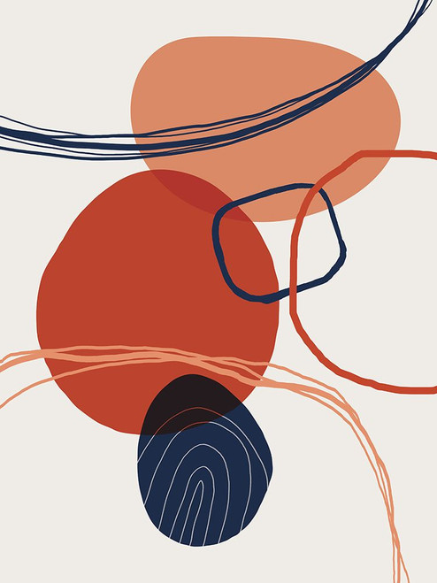 Abstract Red Clay 5 Poster Print - Urban Epiphany # VARPDXUERC279E