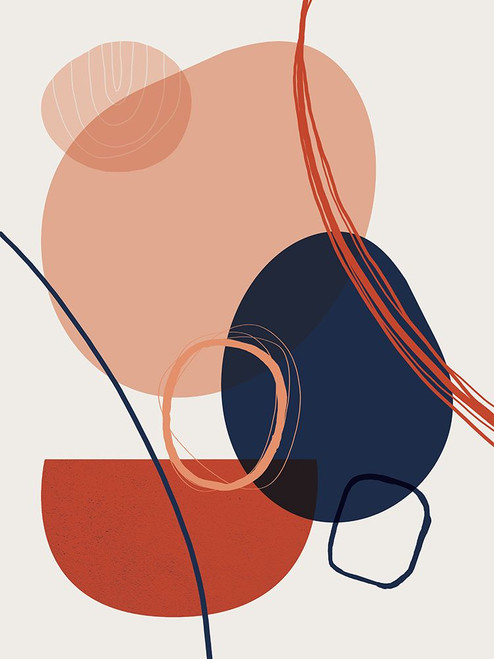 Abstract Red Clay 2 Poster Print - Urban Epiphany # VARPDXUERC279B