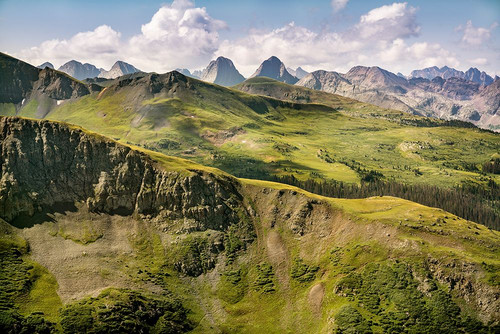 USA-Colorado-San Juan National Forest Overview of San Juan Mountains landscape Poster Print - Jaynes Gallery # VARPDXUS06BJY2542