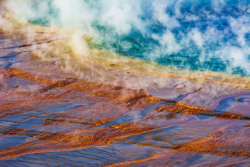 Grand Prismatic Spring-Yellowstone National Park-Wyoming-USA Poster Print - Russ Bishop # VARPDXUS51RBS0073