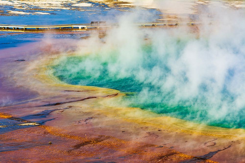 Grand Prismatic Spring-Yellowstone National Park-Wyoming-USA Poster Print - Russ Bishop # VARPDXUS51RBS0071