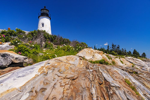Pemaquid Point Lighthouse near Bristol-Maine-USA Poster Print - Chuck Haney # VARPDXUS20CHA0119