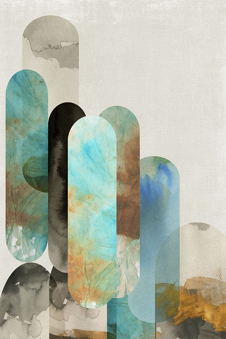 Teal Arches II Poster Print - Tom Reeves # VARPDXRF466A