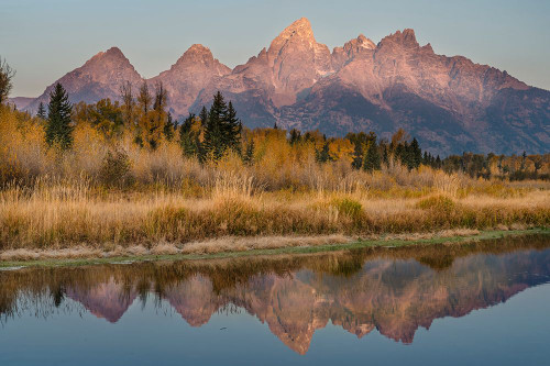 USA-Wyoming-Grand Teton National Park Grand Teton Mountains reflect in lake Poster Print - Jaynes Gallery # VARPDXUS51BJY0686 USA-Wyoming-Grand Teton National Park Grand Teton Mountains reflect in lake Poster Print - Jaynes Gallery # VARPDXUS51BJY0686
