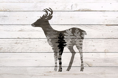 Into The Forest 3 Deer Poster Print - Kimberly Allen # VARPDXKARC2856B