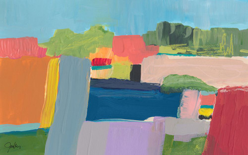 Small Town On a Hill No. 3 Poster Print - Jan Weiss # VARPDXW1250D