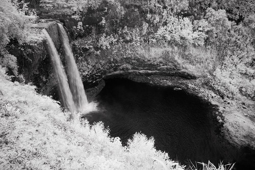 USA-Hawaii-Kauai-Infrared Island of Wailua Falls Kauai-HI, Poster Print - Terry Eggers # VARPDXUS12TEG0353
