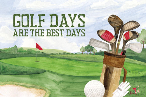 Golf Days landscape IV-Best Days Poster Print - Tara Reed # VARPDXRB17258TR