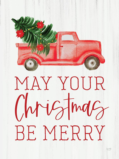 May Your Christmas Be Merry Poster Print - Lux + Me Designs # VARPDXLUX709