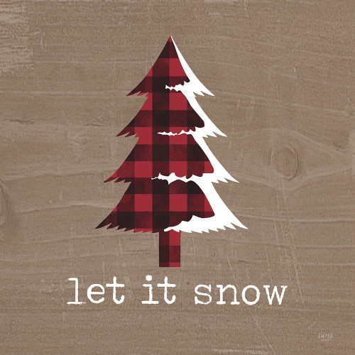 Let It Snow Poster Print - Lux + Me Designs # VARPDXLUX719