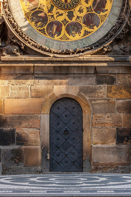Door in the Old Town Hall-Prague-UNESCO World Heritage Site-Czech Republic-Eastern Europe Poster Print - Tom Haseltine # VARPDXEU06THA0134