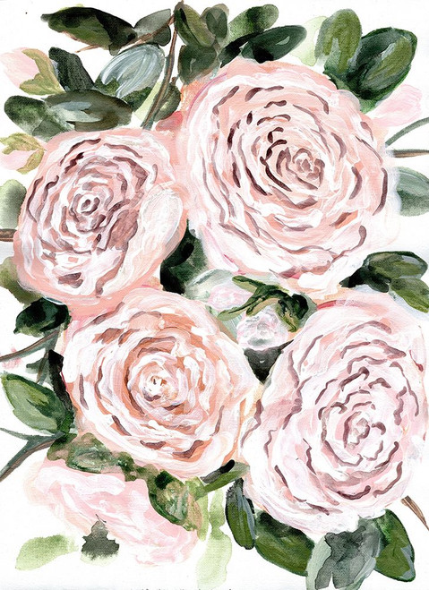 Gentle Roses Pink Poster Print - Marcy Chapman # VARPDXRB17215MCH