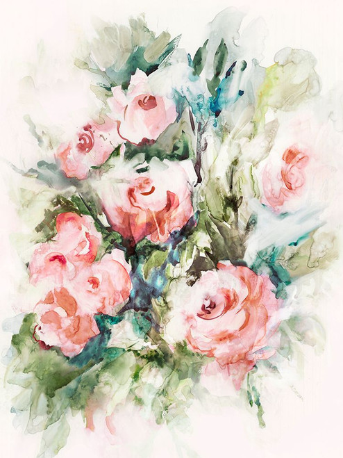 Fresh Pink Florals I Poster Print - Lera # VARPDXLE221A