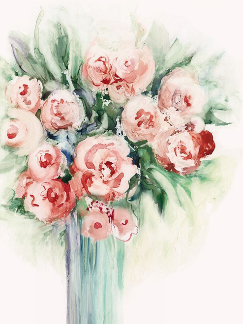 Roses in a Vase I Poster Print - Lera # VARPDXLE223A