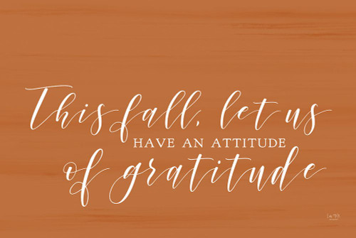 Attitude of Gratitude Poster Print - Lux + Me Designs # VARPDXLUX666