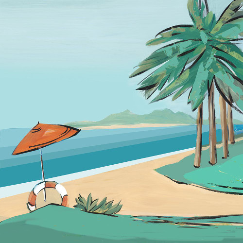 Sandy Beach Poster Print - Lera # VARPDXLE215A