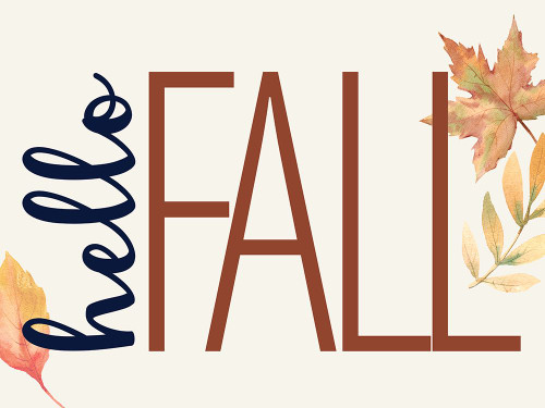 Hello Fall Poster Print - Kimberly Allen # VARPDXKARC2462A2