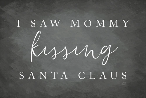 Kissing Santa Claus Poster Print - Lux + Me Designs # VARPDXLUX109