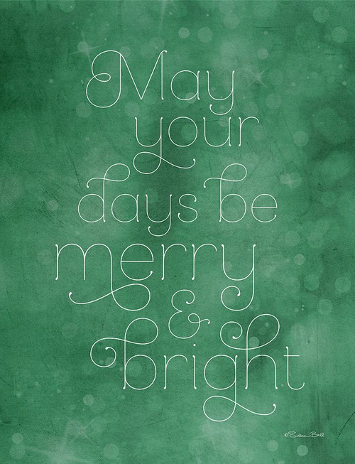 Merry And Bright Poster Print - Susan Ball # VARPDXSB1035