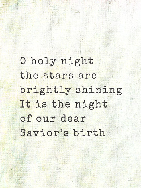 O Holy Night Poster Print - Lux + Me Designs # VARPDXLUX114