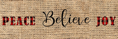 Peace Belive Plaid Poster Print - Kimberly Allen # VARPDXKAPL549A