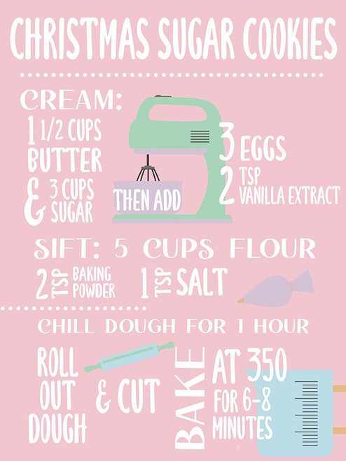 Christmas Cookies Poster Print - Kimberly Allen # VARPDXKARC3354A