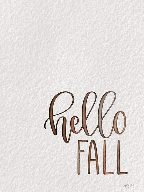 Hello Fall Poster Print - Imperfect Dust # VARPDXDUST964