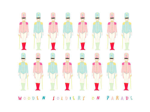 Wooden Soldiers Poster Print - Leah Straatsma # VARPDXLSRC682A