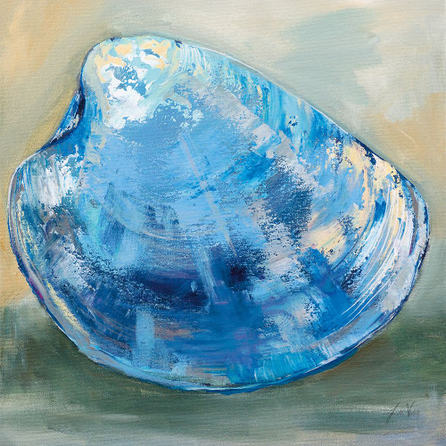 Beach Comber Dark Blue Poster Print - Jeanette Vertentes # VARPDX79088