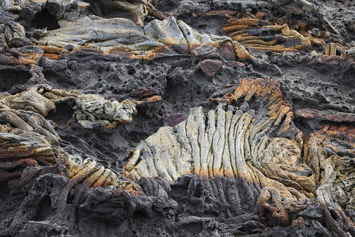 Recent Pahoehoe lava flow-Sullivan Bay-Santiago Island-Galapagos Islands-Ecuador Poster Print - Adam Jones # VARPDXSA07AJE0303