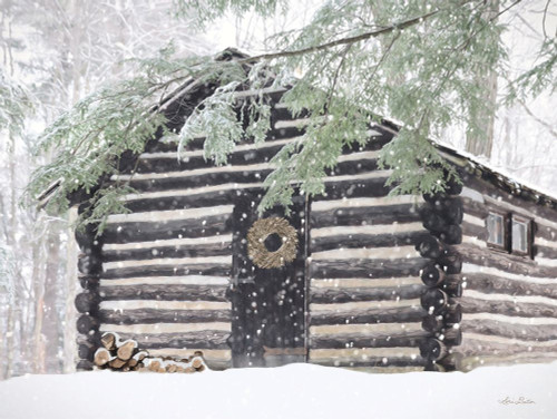Rustic Cabin Christmas Poster Print - Lori Deiter # VARPDXLD2613