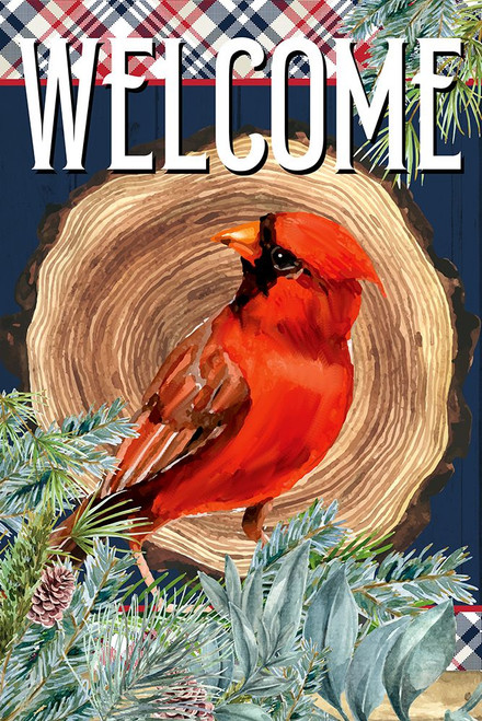 Cardinal Welcome Poster Print - Kimberly Allen # VARPDXKARC3053A