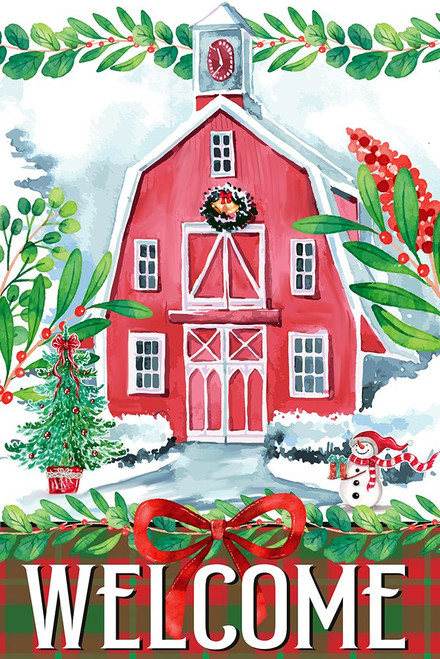 Christmas Barn Poster Print - Kimberly Allen # VARPDXKARC3052A