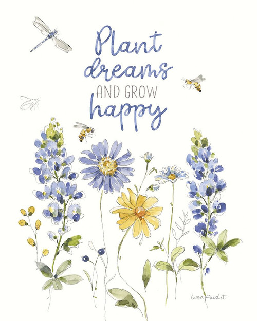 Lovely Blues VIII Poster Print - Lisa Audit # VARPDXLOD08LA