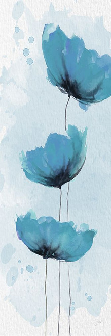 Blue Poppies 1 Poster Print - Diane Stimson # VARPDXDSNPL004A