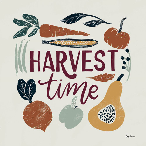 Harvest Lettering I Poster Print - Becky Thorns # VARPDX75117
