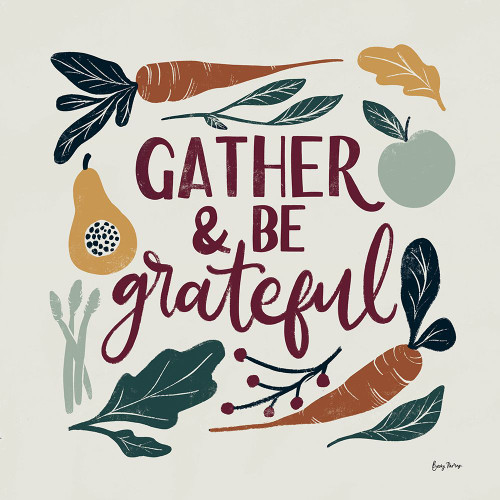 Harvest Lettering III Poster Print - Becky Thorns # VARPDX75119