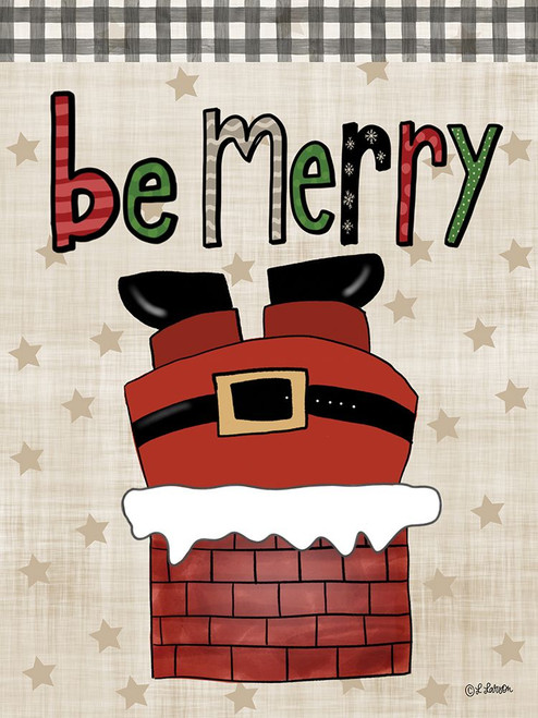 Be Merry Poster Print - Lisa Larson # VARPDXLAR517