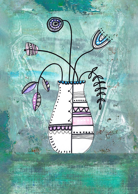 Happy Flowers Poster Print - Andrea Haase # VARPDX82901