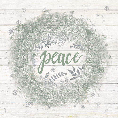 Frosty Peace Sage Silver Poster Print - Mary Urban # VARPDX77212