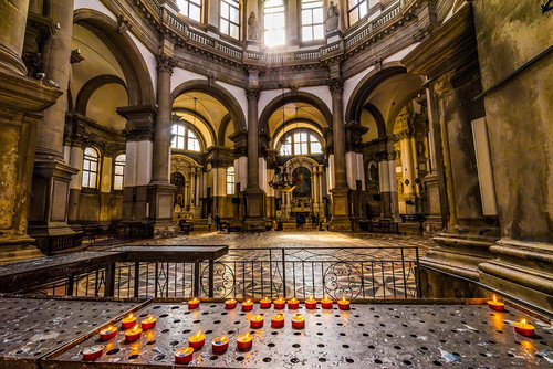 Candles-Santa Maria della Salute Church-Venice-Italy-Competed in 1681 Poster Print - William Perry # VARPDXEU16WPE1094