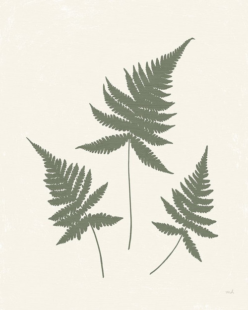 Forest Shadows IV Green on Cream Crop Poster Print - Moira Hershey # VARPDX77826