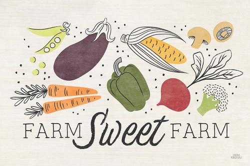 Garden Goodies I Cream Poster Print - Laura Marshall # VARPDX77191
