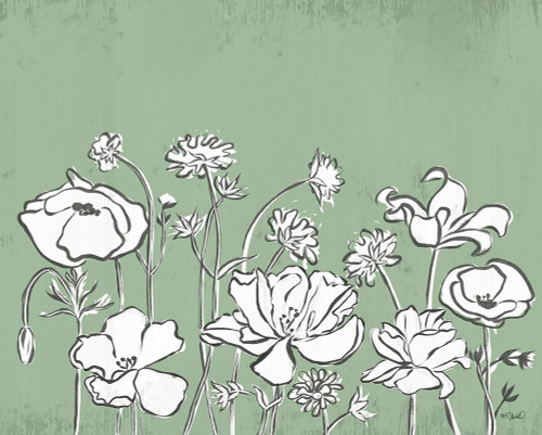 Floral Sketch 2 Poster Print - Kate Sherrill # VARPDXKS249