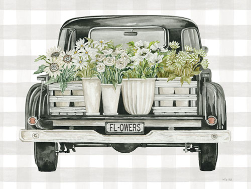 Flower Lovers Truck Poster Print - Cindy Jacobs # VARPDXCIN3034