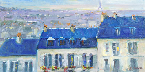 Paris Rooftop Poster Print - Allayn Stevens # VARPDXAS446