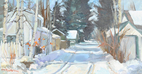 Winter Morning Poster Print - Allayn Stevens # VARPDXAS441