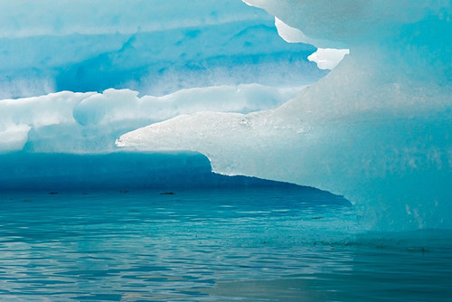 Close up of blue ice in the fjord of Narsarsuaq-Greenland Poster Print - Keren Su # VARPDXGR01KSU0011