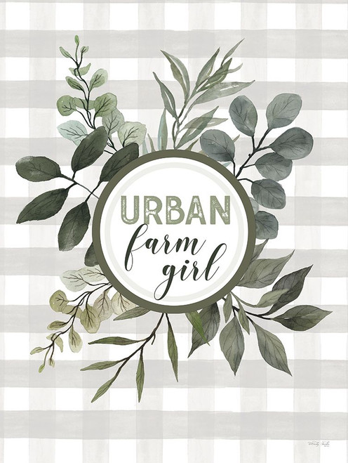 Urban Farm Girl Poster Print - Cindy Jacobs # VARPDXCIN3166